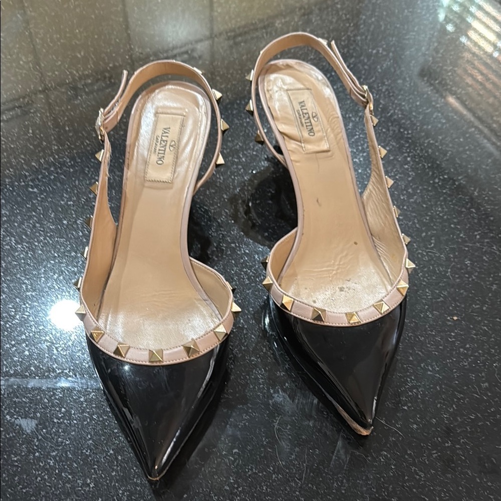 Valentino Black Studded Women's Shoes